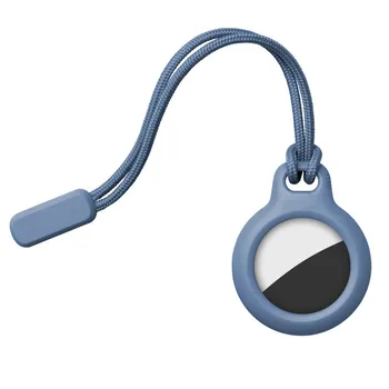 1 шт. надежный держатель с ремешком для Apple Airtag, чехол-брелок с защитой от царапин, защитный чехол-бампер, чехол с ремешком