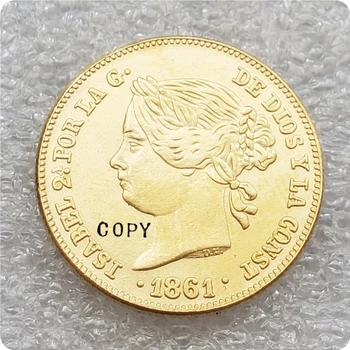 1861-1868 Филиппины, 4 Песо - Копии монет Изабеллы II