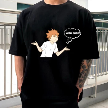 2020 Летняя футболка Haikyuu, мужская хлопковая футболка, одежда из аниме Хината Шойо Тобио Кагеяма