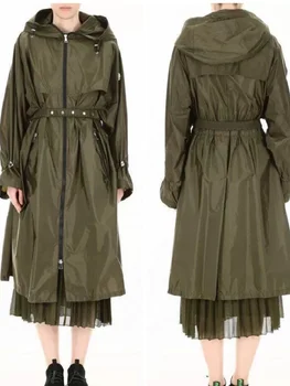 2022 Женское зимнее пальто, атласная свободная куртка-ветровка с капюшоном, Новая высококачественная модная женская ветровка y2k, одежда, бюстгальтер