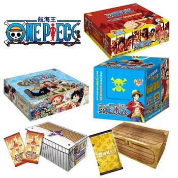 2023 Новая Оригинальная Коробка Коллекционных Карточек One Piece С Персонажами Аниме OP SSP Limited, Четырехцветные Коллекционные Открытки С Золотым Тиснением, Игрушки