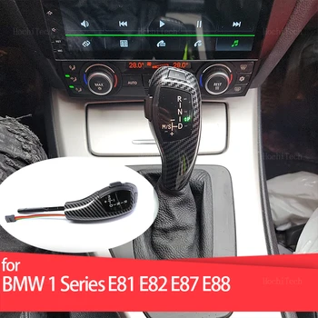 3 цвета ручек автоматической коробки передач автомобиля, светодиодная ручка переключения передач, головка рычага переключения передач для BMW 1 серии E81 E82 E87 E88 1M 2004-2011