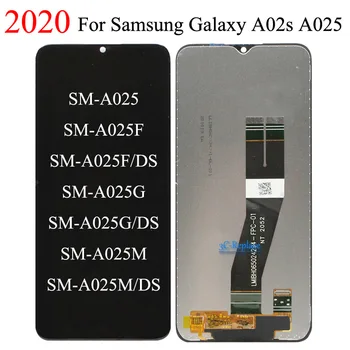 6,5 дюймов Для Samsung Galaxy A02s A025 SM-A025 SM-A025F SM-A025G SM-A025M ЖК-дисплей С сенсорным Экраном Дигитайзер в сборе
