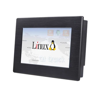 7-дюймовая система Linux HMI встроенный ПК промышленная сенсорная панель ПК человеко-машинный интерфейс