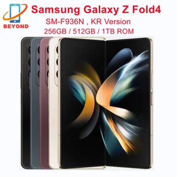 95% Новый Оригинальный Samsung Galaxy Z Fold 4 Fold4 5G F936N 7,6