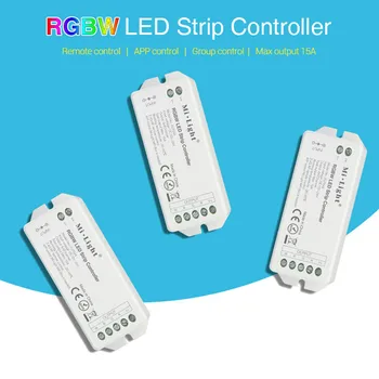 DC12 ~ 24V Mi-Light RGBW LED Strip Controller Max Putout 15A 2.4G Приложение Для смартфона/Пульт Дистанционного Управления Для 3528 5050 RGBW LED Strip Light