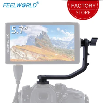 Feelworld 7-Дюймовая Рукоятка Легкого Веса Алюминиевой Конструкции для DSLR Камеры LUT7 LUT7S Полевой Монитор Стабилизатор Карданный Подъемный Кран
