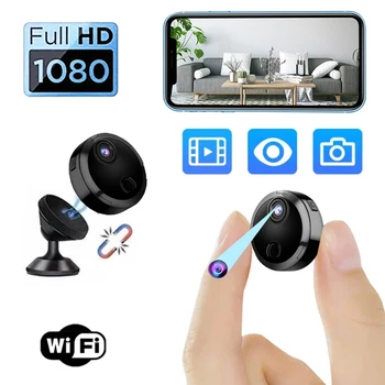 HDQ15 Ночное видение 1080P Беспроводная мини-камера WiFi Защита безопасности Удаленный Монитор Видеокамеры Видеонаблюдение Умный дом