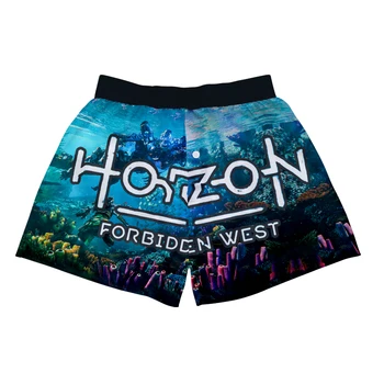 Horizon Forbidden West Game, Уличное сетчатое нижнее белье, мужские трусы-боксеры из полиэстера на пуговицах
