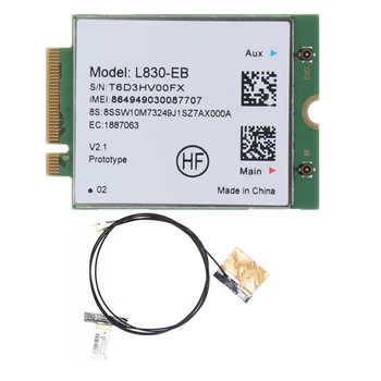 L830-EB 4G Wifi Карта + Антенный Модуль Аксессуары Для Thinkpad X280 T480 T580 P52S L480 L580 T490 T590 P53S T490S X390 L490 L590