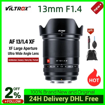 Viltrox 13 мм F1.4 XF APS-C Автофокусировка Сверхширокоугольный объектив с Большой диафрагмой для Fuji XF для Sony E Nikon Z Камера X-T4 T100 Видеоблог