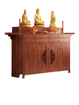 Xk Алтарная курильница для благовоний, Стол из массива дерева, Новый стол в китайском стиле, Стол для благовоний для Храма Бога удачи Будды