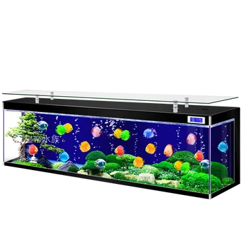 ZL Продвинутый Интернет-Шкаф для Телевизора Знаменитостей Аквариум Для рыб Интегрированная Бытовая Небольшая Гостиная Экологический Аквариум