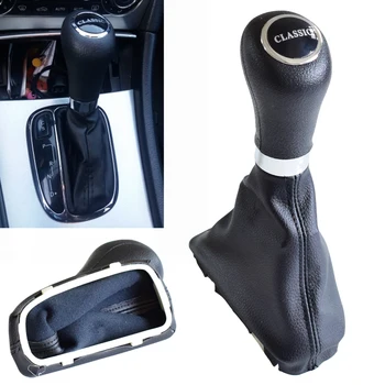 Автоматическая ручка переключения передач в автомобиле с кожаным багажником для Mercedes Benz C Class W203 W209 CLASSIC AVANTGARDE ELEGANCE