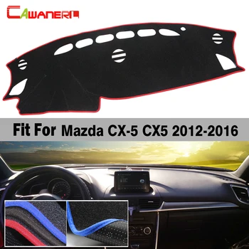 Автомобильная Световая Накладка Коврик Для Внутренней Приборной Панели Настольная Инструментальная Платформа Ковровое Покрытие Противоскользящее Для Mazda CX-5 CX5 KE 2012-2016