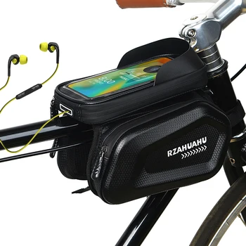 Велосипедная сумка PU EVA Водонепроницаемая Велосипедная сумка Держатель мобильного телефона Сумка для хранения мобильного Телефона Велосипедные Аксессуары