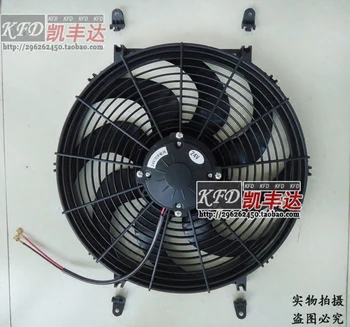вентилятор кондиционирования воздуха экскаватора 16 дюймов, тепловыделение конденсации водяного бака, электронный вентилятор высокой мощности 250W12V24V