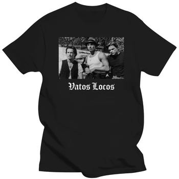 Винтажная футболка VATOS LOCOS в стиле ретро, размер S, M, L, XL, 2XL, футболка с высококачественным повседневным принтом