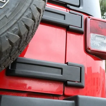 Внутренняя крышка шарнира, крышка 2 шт, Аксессуары из ABS, Замена деталей нижней задней двери для Jeep Wrangler JK Durable