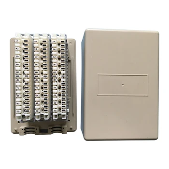 Двухпортовая телефонная распределительная коробка с креплением FTTH с медным модулем, пробивным блоком