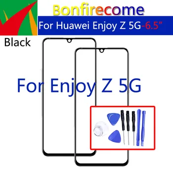 Для Huawei Enjoy Z 5G Замена внешнего стеклянного объектива с сенсорным экраном спереди