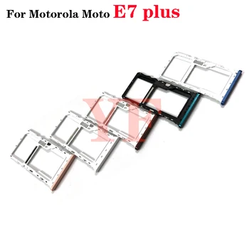 Для Motorola Moto E7 Plus E7 Power E7i Power Держатель для чтения sim-карт Держатель лотка для sim-карт слот адаптера Запасные части