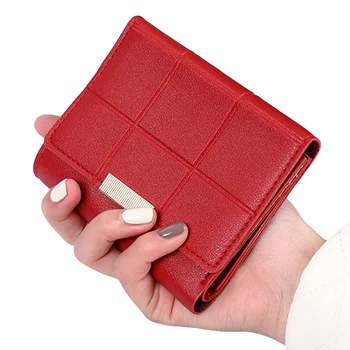 Женская сумочка Короткий кошелек из искусственной кожи Водонепроницаемый держатель для карт для путешествий за покупками NOV99