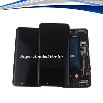 Замена дисплея SUPER AMOLED для Samsung S9 S9 Plus G960 g965 ЖК-дисплей с сенсорным экраном и цифровым преобразователем в сборе