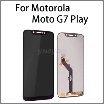 Запасные части для дигитайзера с сенсорным экраном в сборе для Motorola Moto G7 Play