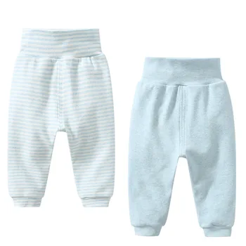 Зимние детские штаны, повседневные леггинсы, брюки для новорожденных мальчиков и девочек, однотонные теплые брюки из полипропилена, детская одежда от 0 до 3 лет