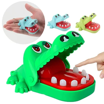 Игрушки с зубами крокодила для детей, игры с зубным врачом, кусающим палец аллигатора, забавные игры для вечеринок и детей, розыгрыши на удачу, детские игрушки