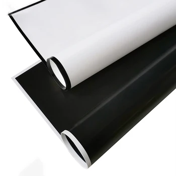 Изготовленный на заказ логотип корейская оберточная бумага для цветов черная белая матовая водонепроницаемая упаковочная пленка для цветов