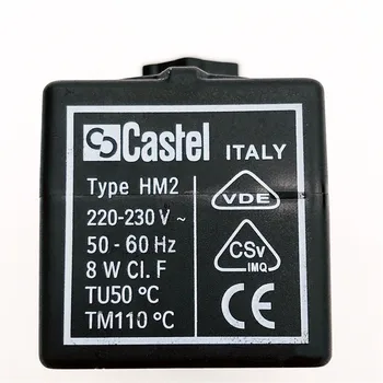 Италия Castel Hongsen холодильный электромагнитный клапан холодильного оборудования типа катушки HM2 220V 24V