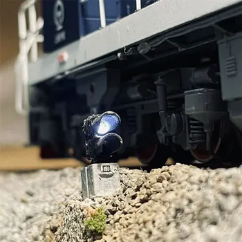 Карлик в масштабе 1/87 HO, сигнальная модель поезда с двумя дисплеями, Миниатюрная коллекция сцен железной дороги, Песочный столик, модель пейзажа, игрушки