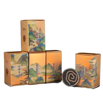Катушки для благовоний Подарочная коробка Набор ароматов с антипригарной пудрой Катушки для благовоний в форме облака Стойкий аромат Nha Trang