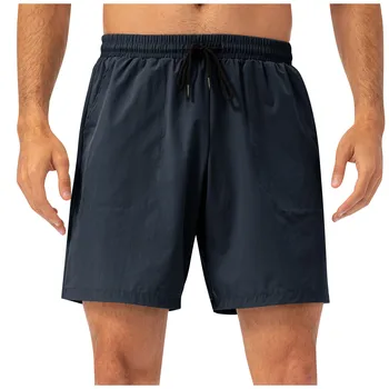 Летние мужские спортивные шорты 2023 года, цветные Свободные многоцветные быстросохнущие водонепроницаемые мужские брюки, Эластичные мужские пляжные шорты
