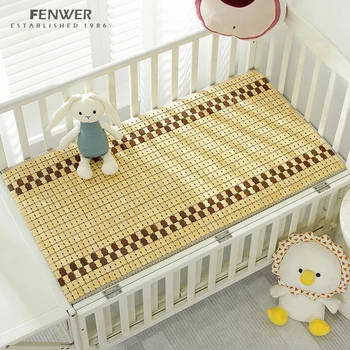 Матрас для детской кровати FENWER, бамбуковый коврик, матрас 60 *120 см, летний матрас