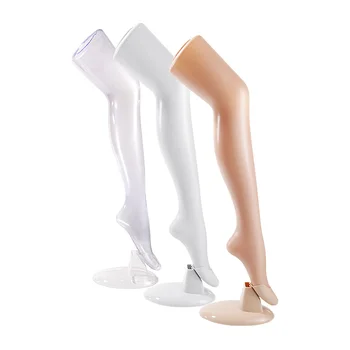 Модель женской ноги длиной 74 см, женские чулки, колготки, реквизит для показа леггинсов, стоящий манекен для ног с подставкой
