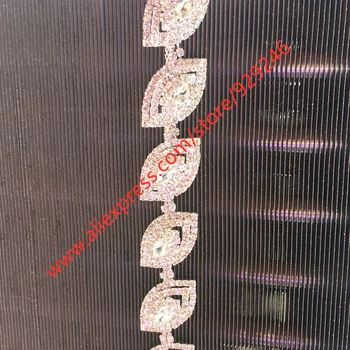 Модные украшения из хрусталя Mariquesa с цепочкой из горного хрусталя Для украшения свадебного платья Высококачественная аппликация из хрусталя