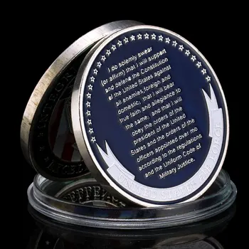 Монета Challenge Honor Посеребренная Памятная Монета ВВС США Сувенир Честность Превосходное Обслуживание Военная монета