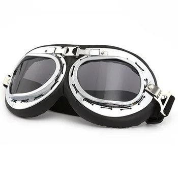 Мотоциклетные очки Мужские женские очки Moto Snow с двойными линзами для мотокросса Солнцезащитные очки для велоспорта с защитой от запотевания Очки для мотоциклетных очков