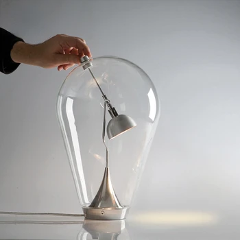 Настольная лампа в скандинавском индустриальном стиле творческая личность дизайнер офисный стол прикроватная тумбочка для спальни настольная лампа для чтения с сенсорным затемнением
