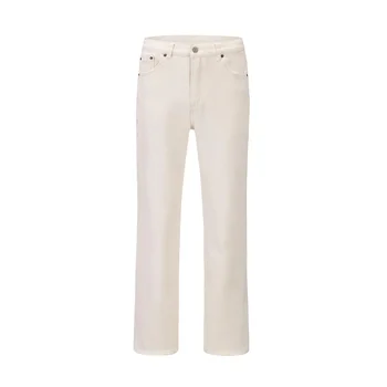 новые модные Белые Джинсы Для Мужчин И Женщин Европейского Размера Из Плотной Ткани Модные Уличные Брюки Four Seasons Genshin Impact