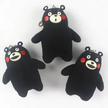 Новый милый плюшевый брелок с медвежонком Кумамон, Маленькая подвеска 10 см, детские Мягкие игрушки для детей