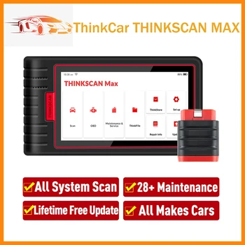 Оригинальный ThinkCar THINKSCAN Thinktool Max Max 2 OBD2 Сканер С полной системной Бесплатной Поддержкой CANFD Thinkscan max2 Tool AF DPF IMMO