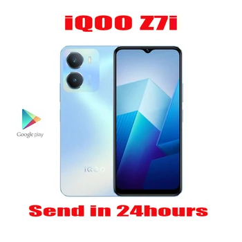 Оригинальный Новый Мобильный Телефон VIVO iQOO Z7i 5G MTK Dimensity 6020 с 6,51-дюймовым ЖК-дисплеем емкостью 5000 мАч, 13-Мегапиксельная Камера заднего вида, 15 Вт, Зарядка Face ID