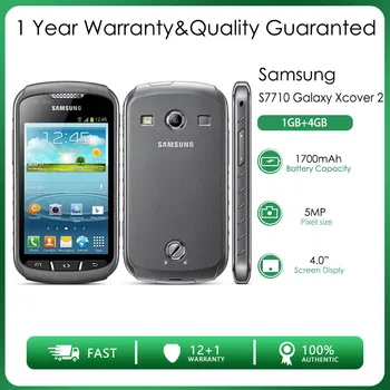 Оригинальный Разблокированный Samsung S7710 Galaxy Xcover 2 3G One SIM 1 ГБ ОЗУ 4 ГБ ПЗУ 5MP 4,0 