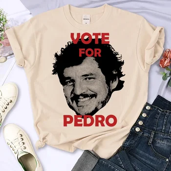 Педро Паскаль футболка женская летняя уличная одежда топ женский комикс уличная одежда манга одежда