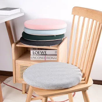 Подушка-футон Круглой формы для офисного кресла, гостиной, автокресла, напольной подушки, милой подушки для домашнего декора