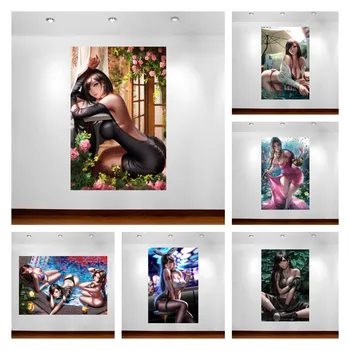 Постеры видеоигр Final Fantasy, постер аниме Tifa, Сексуальный плакат, картина на холсте, декор стен в гостиной, настенные росписи, домашний декор